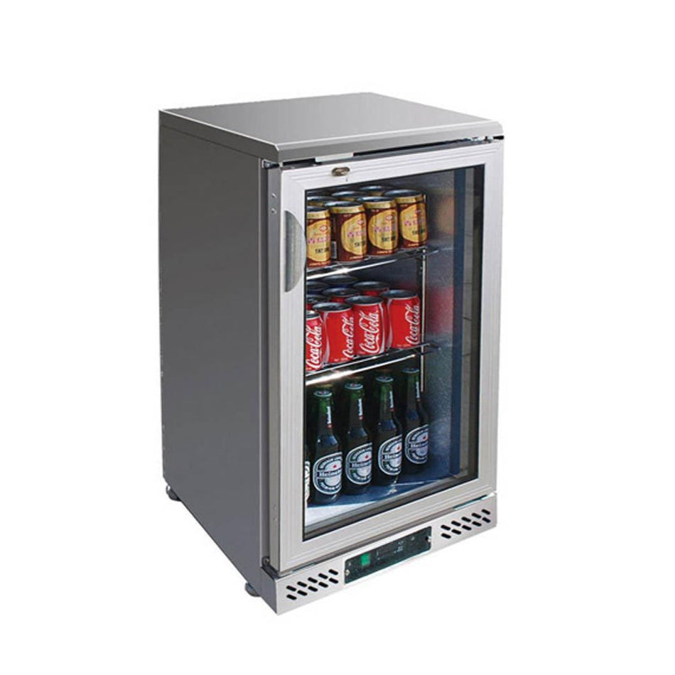 Thermaster Single Door Stainless Steel Bar Cooler SC148SG