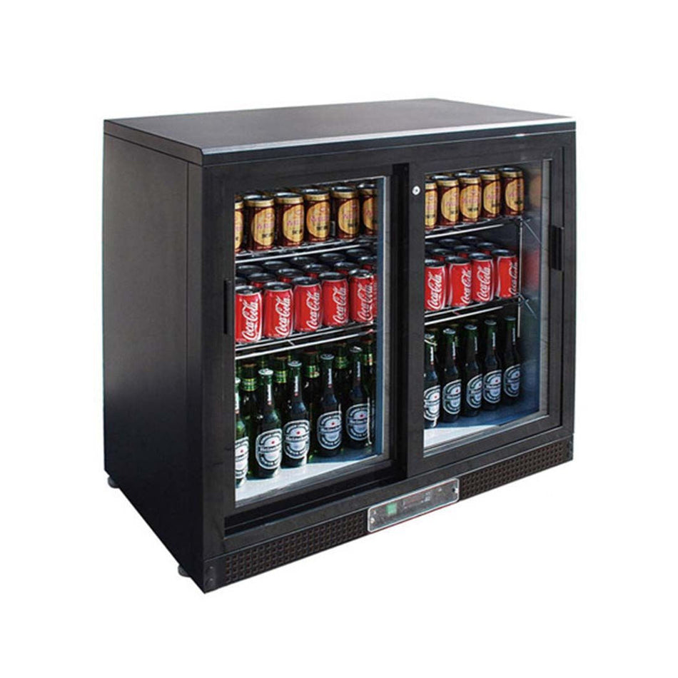 Thermaster Double Sliding Door Drink Cooler SC248SD