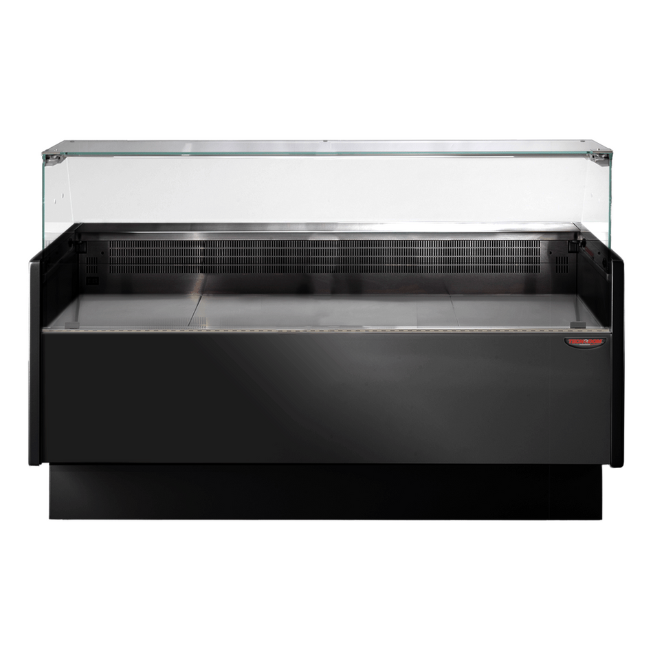 Serie MR Black 1520mm Wide Deli Display with Storage and Castors TDMR-0915B - TDMR-0915B