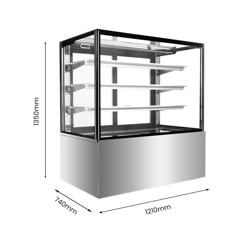 BONVUE Three Tier Cake Display Fridge 1200mm SF840V - Commercial Kitchen Appliances