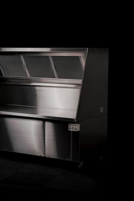 Simcohood Ductless Exhaust Hood System 620 mm W1500xD750xH1400mm DH1500 - 750 - Commercial Kitchen Appliances