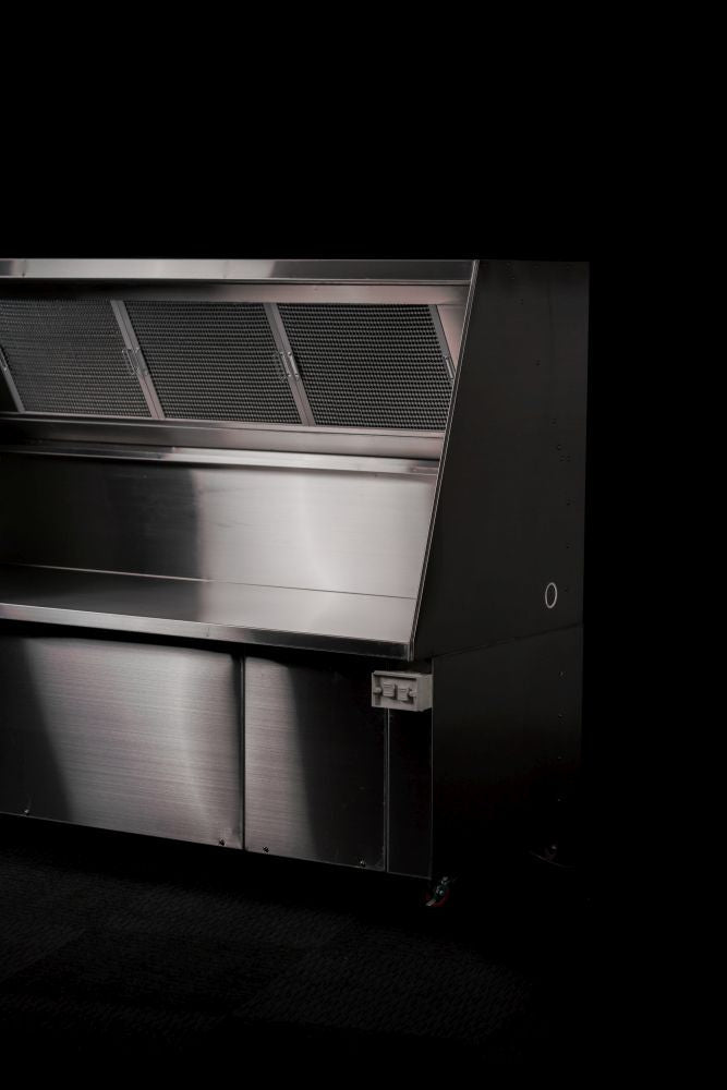 Simcohood Ductless Exhaust Hood System 620 mm W1800xD750xH1400mm DH1800 - Commercial Kitchen Appliances
