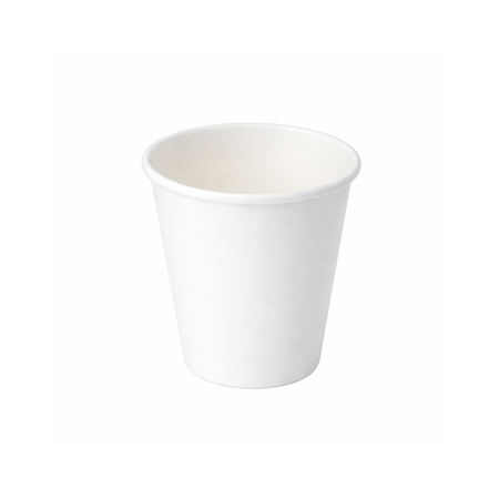 PakMax White 8 oz 80 mm Hot Paper Cup SLHPC-80-8W Carton of 1000 - supplier image 1