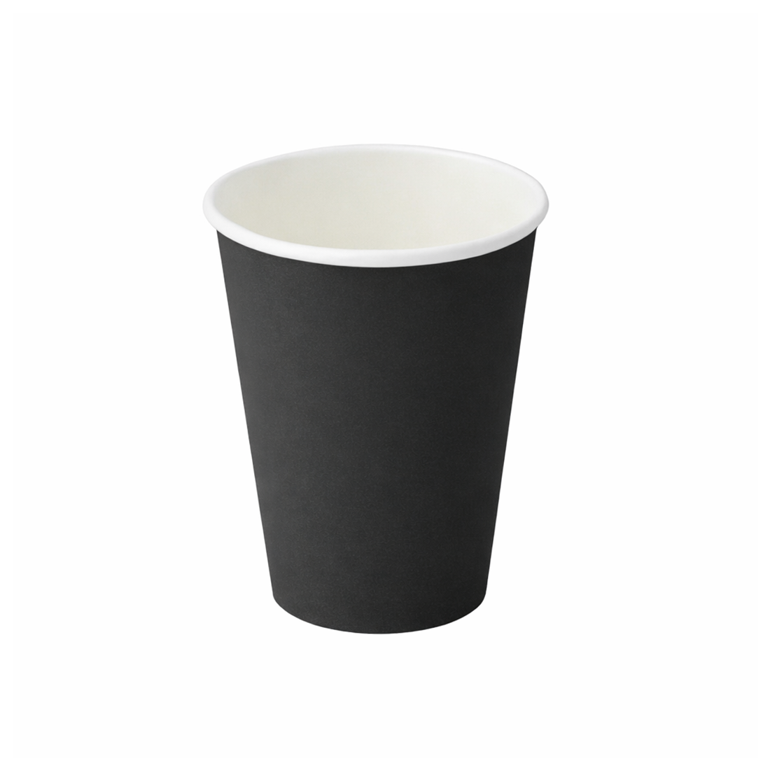 PakMax Black 8 oz Single Layer Hot Paper Cup SLHPC-90-8BK - supplier image 1