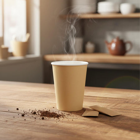 PakMax Kraft 8 oz Single Layer Hot Paper Cup SLHPC-90-8K - supplier image 2