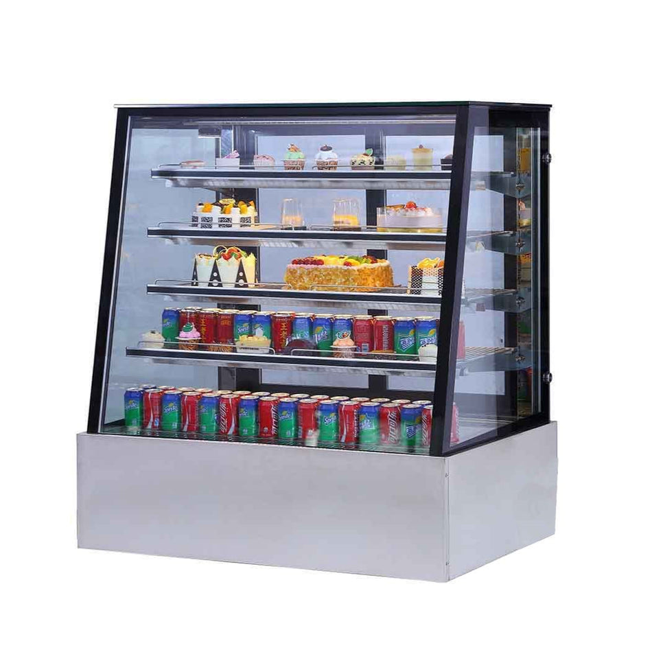 Bonvue 870L Deluxe Chilled Cake Display Cabinet Fridge 1800X800X1350 SLP860C