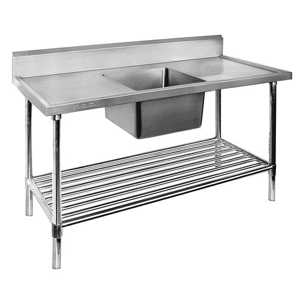 Modular Systems 304 Grade Single Sink Bench Centre  Position
