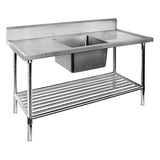 Modular Systems 304 Grade Single Sink Bench Centre  Position