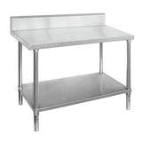 Modular Systems 304 Grade Workbenches With Splashback