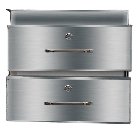 Stainless Steel Double Drawer 480x503x410 DR - 02/A - Commercial Kitchen Appliances