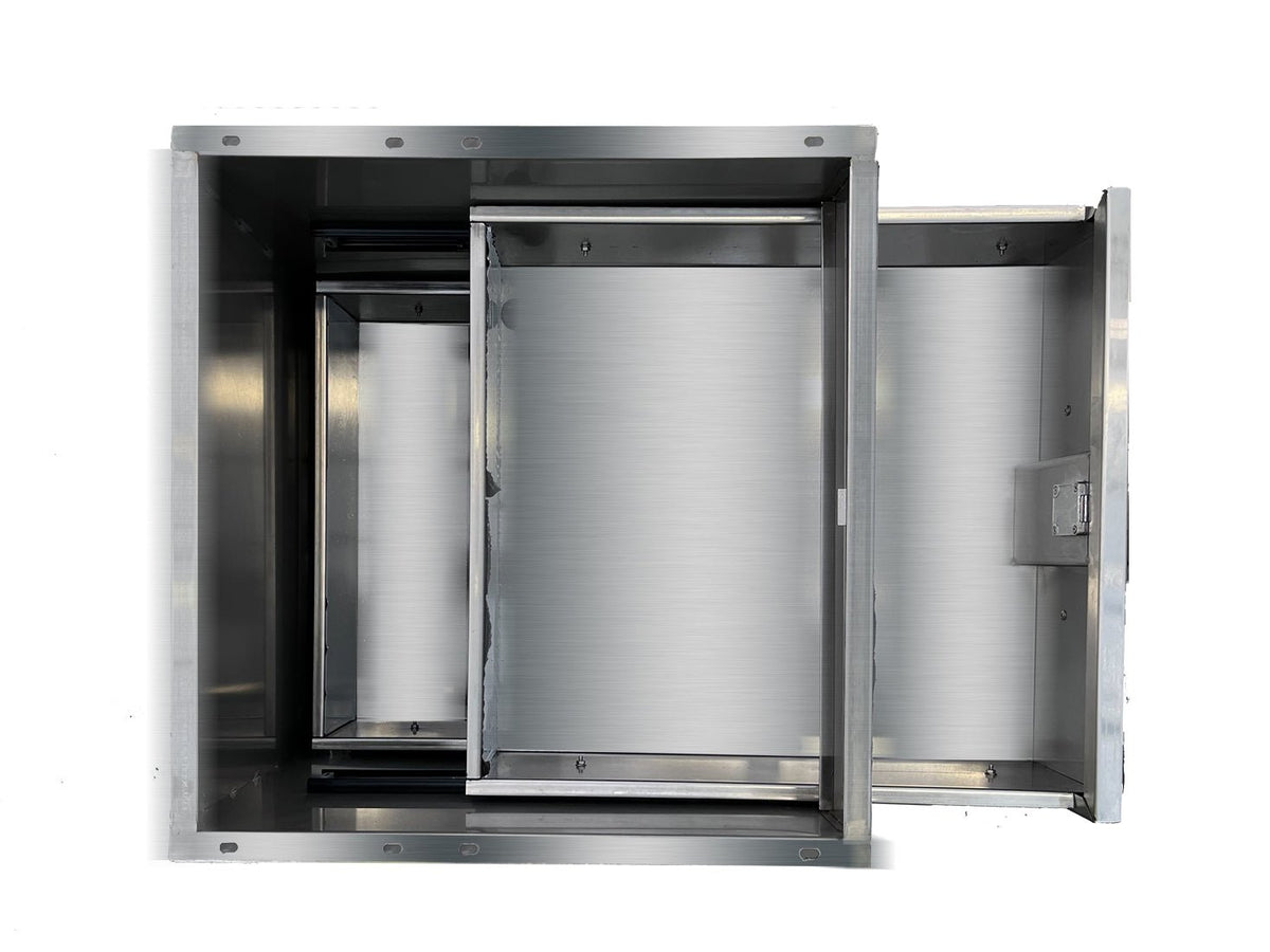 Stainless Steel Double Drawer 480x503x410 DR - 02/A - Commercial Kitchen Appliances