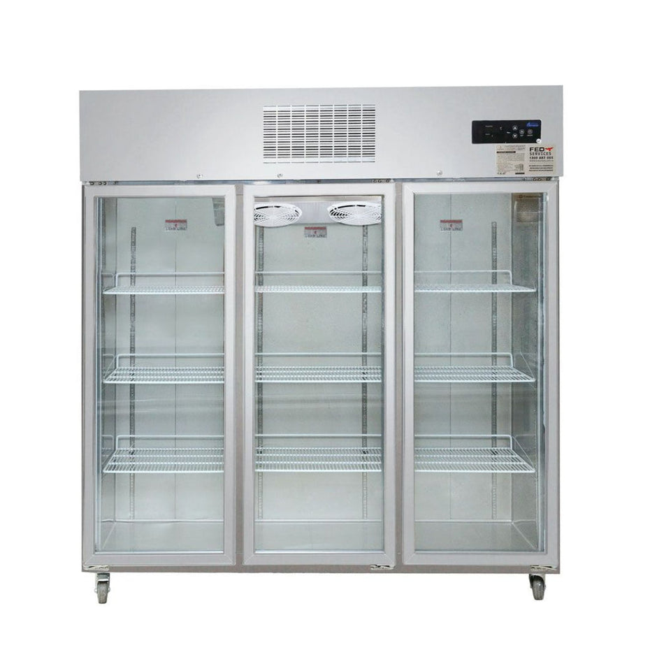 Thermaster Three Glass Door Upright Display Fridge SUCG1500
