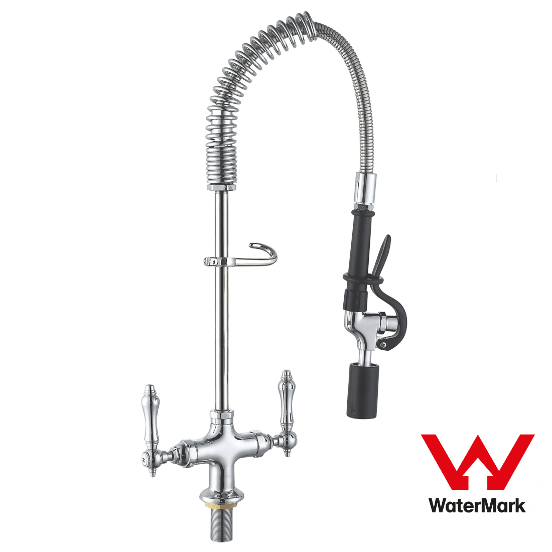Sunmixer Mini Pre Rinse Unit with 180mm Riser and 560mm Hose T98001MN - 1C - Commercial Kitchen Appliances