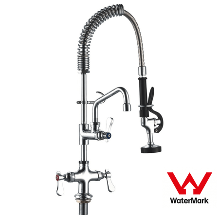 Sunmixer Pre Rinse Unit with Add - on Faucet and 152mm Swing Nozzle T98001MN - 2 - Commercial Kitchen Appliances