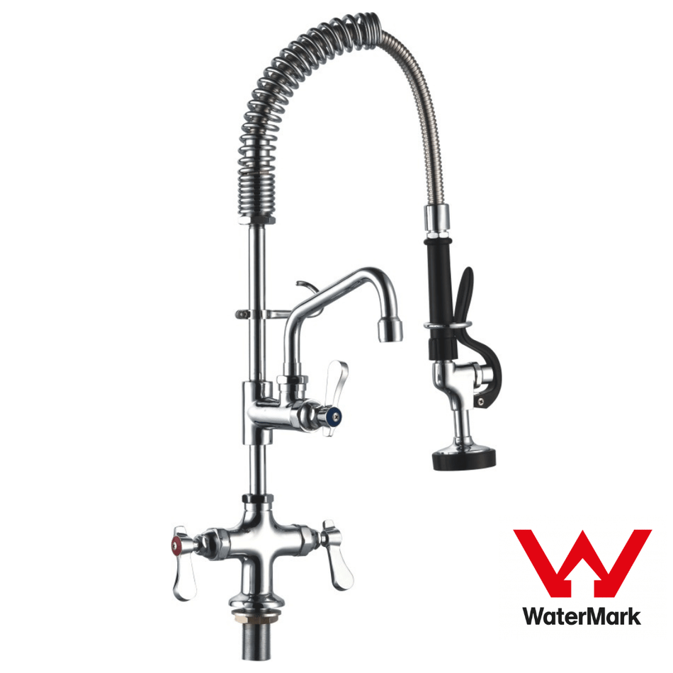 Sunmixer Pre Rinse Unit with Add - on Faucet and 152mm Swing Nozzle T98001MN - 2 - Commercial Kitchen Appliances