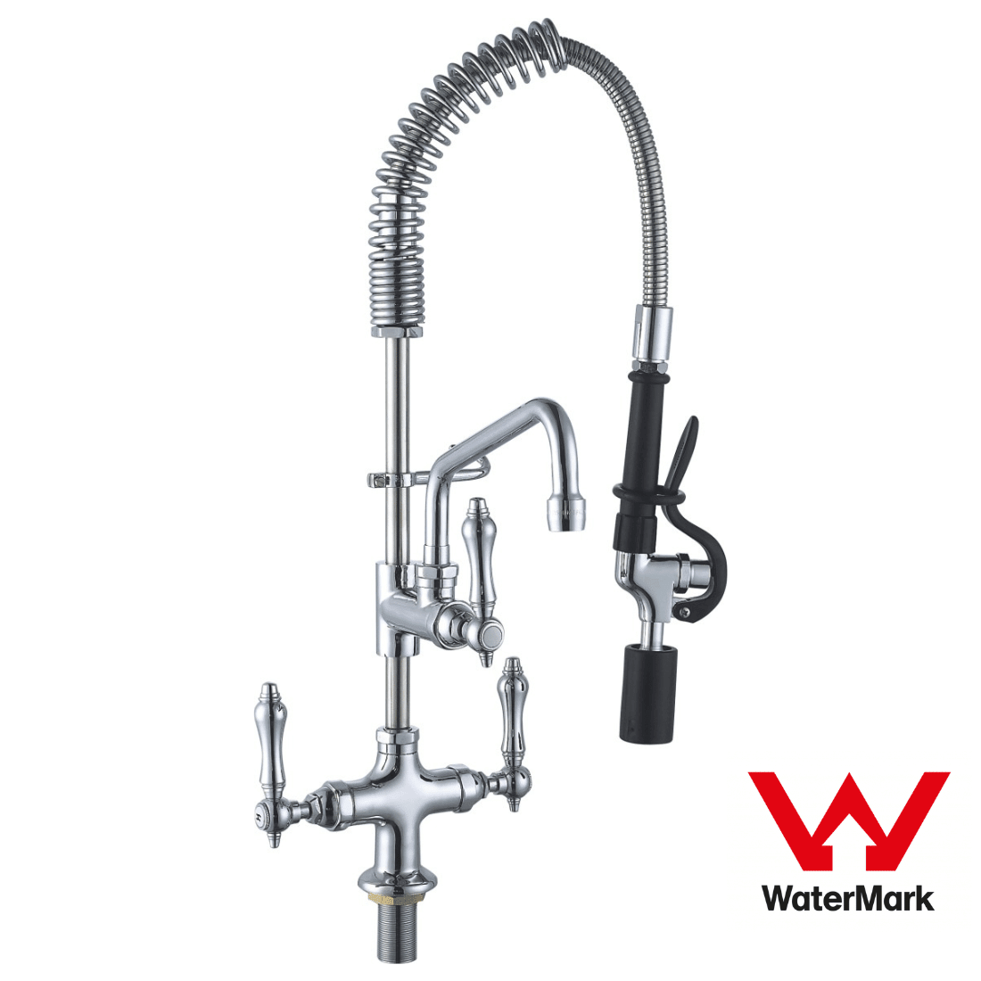 Sunmixer Pre Rinse Unit with Add - on Faucet and 152mm Swing Nozzle T98001MN - 2C - Commercial Kitchen Appliances