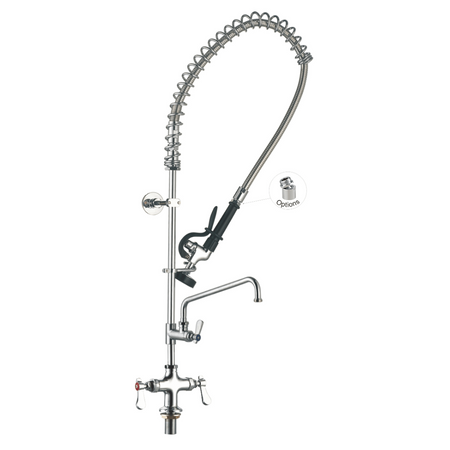 Sunmixer Pre Rinse Unit with Add-on faucet and 305mm Swing Nozzle T98001-2 - T98001-2