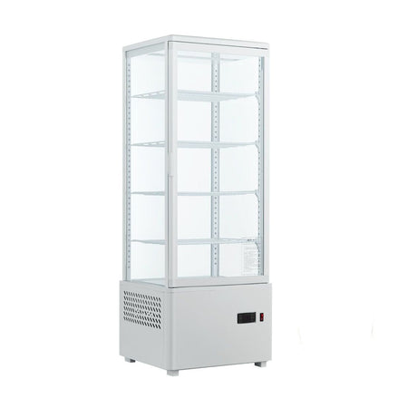TCBD108L Four Sided Countertop Display Fridge 447x400x1194mm - Commercial Kitchen Appliances