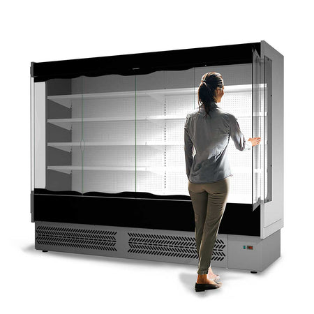 TECNODOM by FHE Vulcano Supermarket 4 Door Open Display TDVB80 - CA - 250 - Commercial Kitchen Appliances