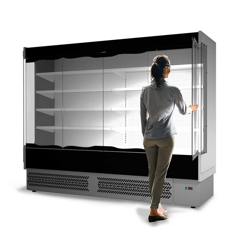 TECNODOM by FHE Vulcano Supermarket 4 Door Open Display TDVB80 - CA - 250 - Commercial Kitchen Appliances