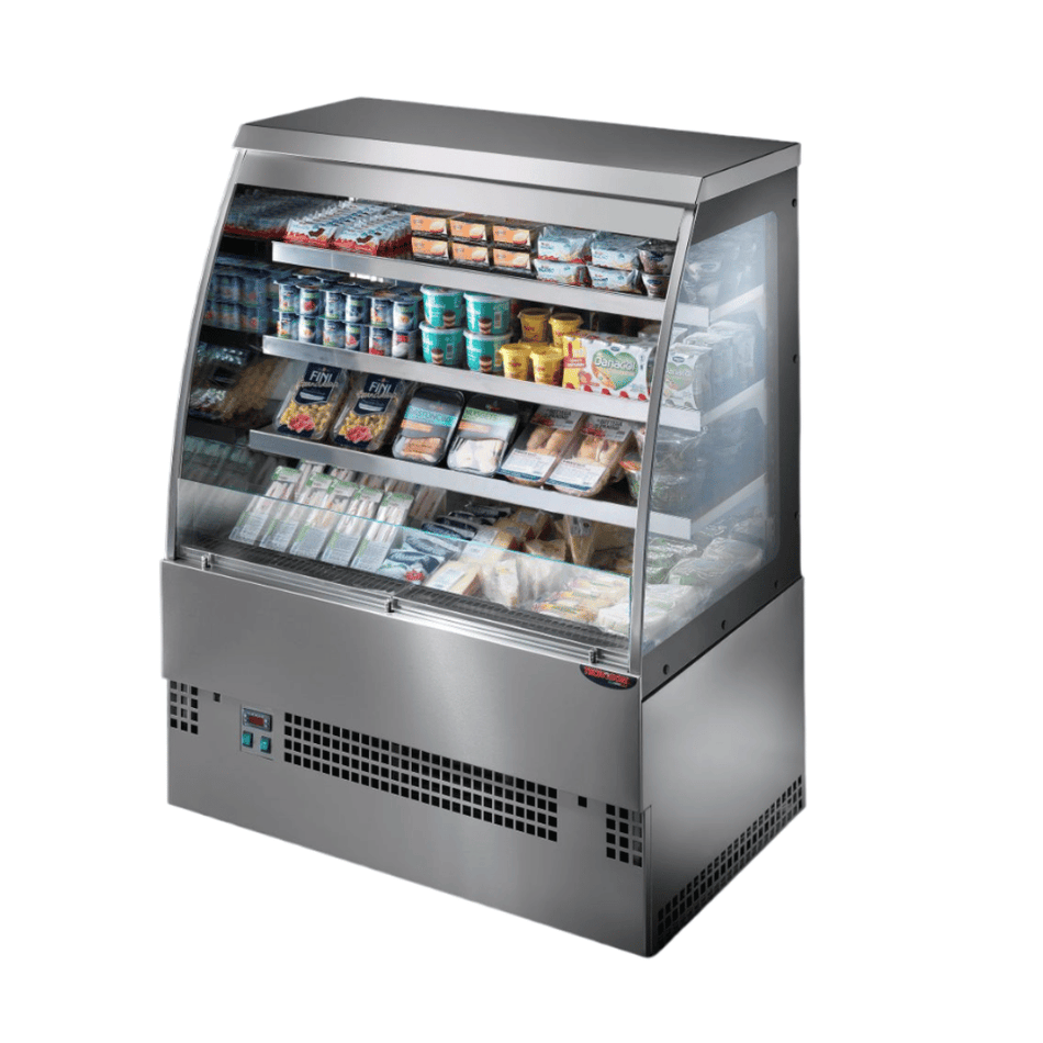 Tecnodom EVO Grab'n Go Self - Serve Curve Display TDEVO - 090S - Commercial Kitchen Appliances