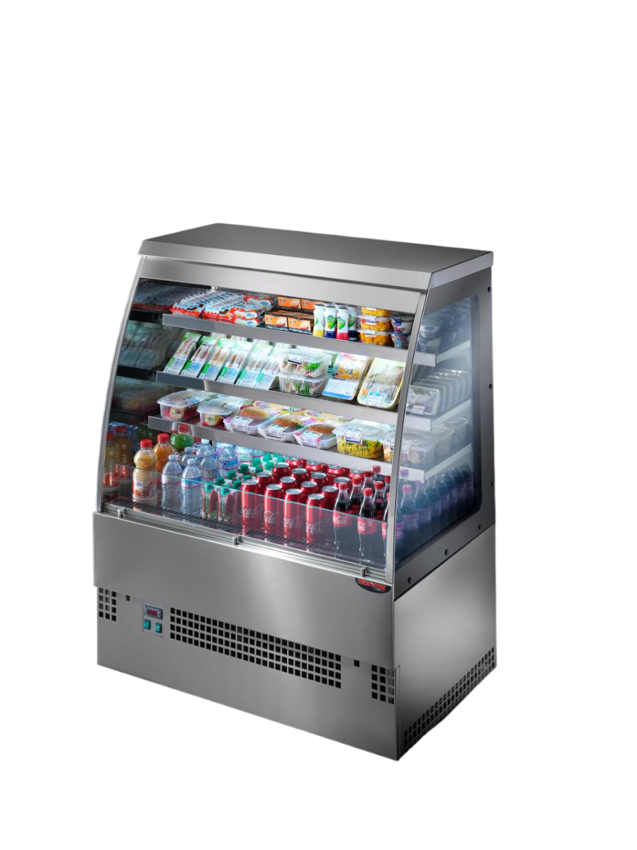 Tecnodom EVO Grab'n Go Self - Serve Curve Display TDEVO - 150S - Commercial Kitchen Appliances