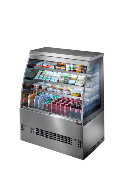 Tecnodom EVO Grab'n Go Self - Serve Curve Display TDEVO - 150S - Commercial Kitchen Appliances