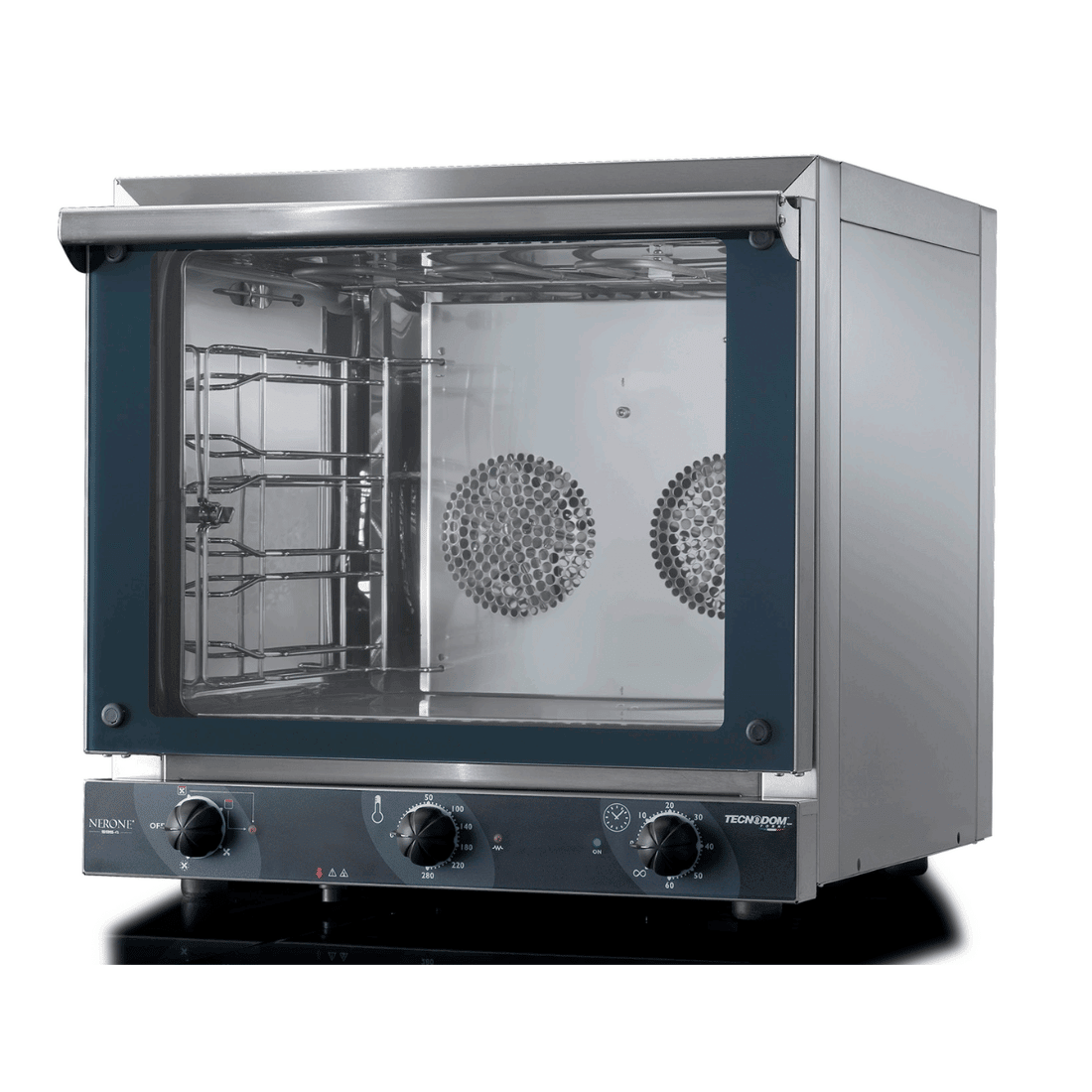 TECNODOM Nerone EKO 4x 435x350 Tray Convection Oven with Grill - TDE - 4CG - Commercial Kitchen Appliances