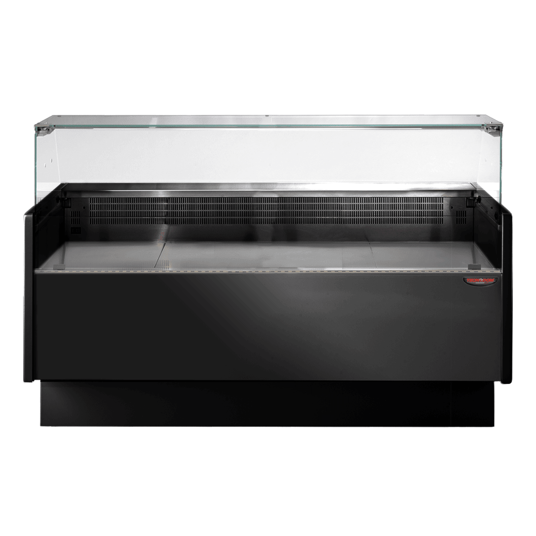 Tecnodom Serie MR Black 1520mm Wide Deli Display with Storage and Castors TDMR - 0915B - Commercial Kitchen Appliances