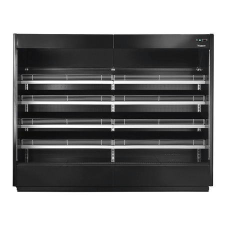 Tecondom Stromboli Supermarket Remote Display Fridge with Night Blind TDST90 - CA - 187B - Commercial Kitchen Appliances
