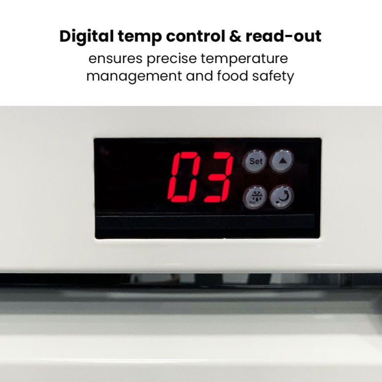 Thermaster 1200L Three Glass Door Colourbond Upright Drink Fridge LG - 1203P - Commercial Kitchen Appliances