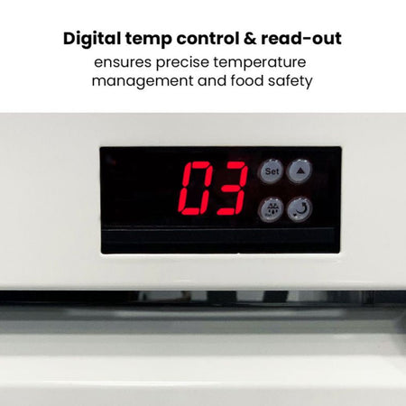 Thermaster 1200L Three Glass Door Colourbond Upright Drink Fridge LG - 1203P - Commercial Kitchen Appliances