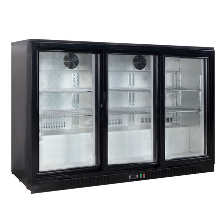 Thermaster 220L Under Bench Three Sliding Door Bar Cooler LG - 330SC - Commercial Kitchen Appliances