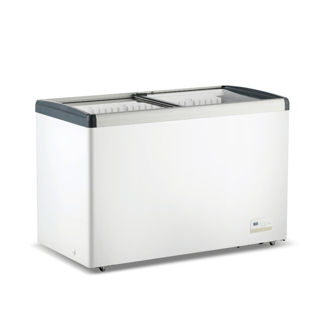 Thermaster 396L Chest Freezer With Flat Glass Sliding Lids WD396G - Commercial Kitchen Appliances