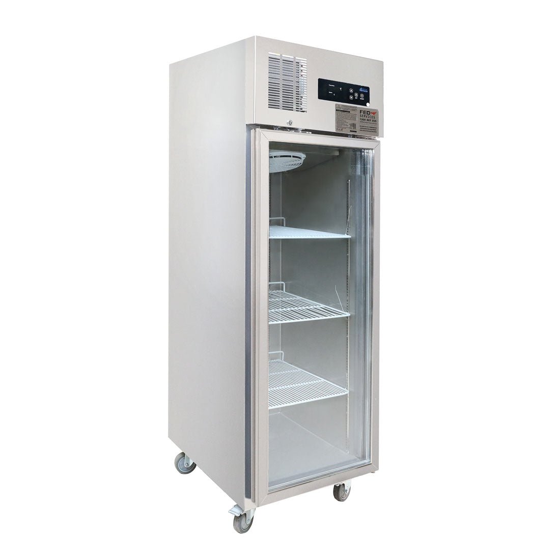 Thermaster 500L Single Gladd Door Display Freezer SUFG500 - Commercial Kitchen Appliances