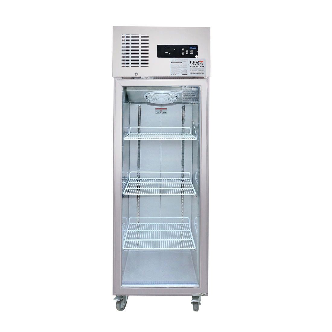 Thermaster 500L Single Gladd Door Display Freezer SUFG500 - Commercial Kitchen Appliances