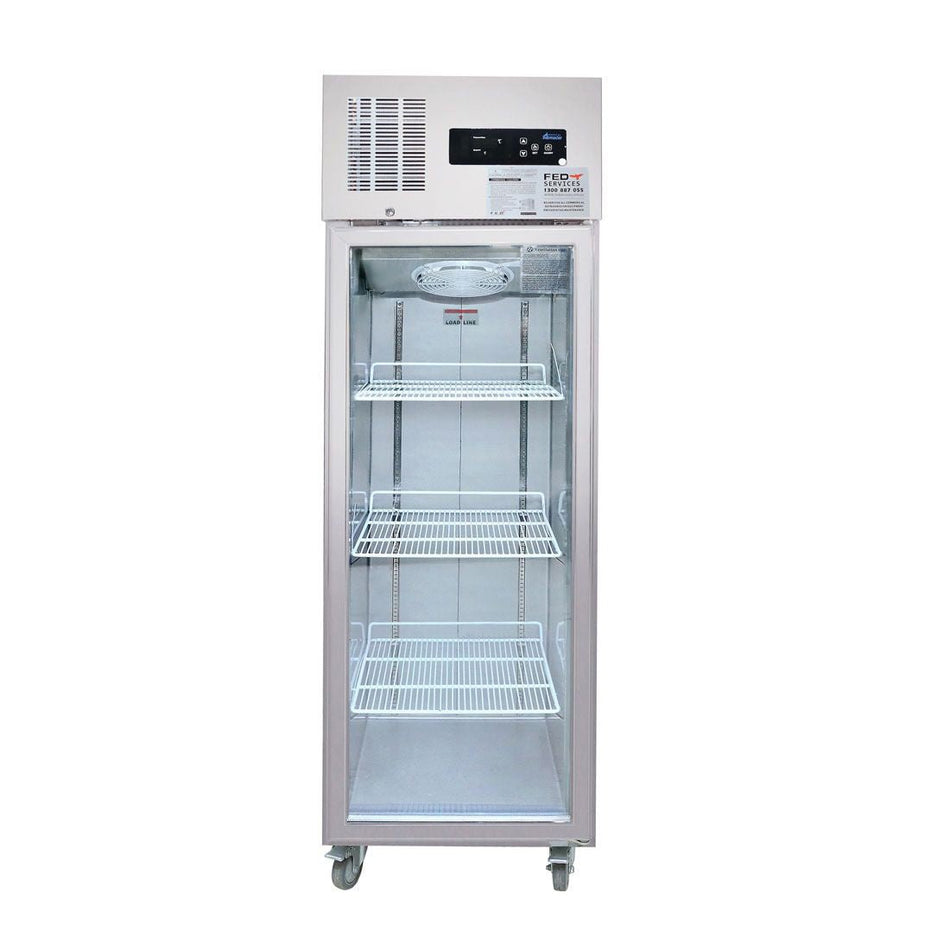Thermaster 500L Single Gladd Door Display Freezer SUFG500 - Commercial Kitchen Appliances
