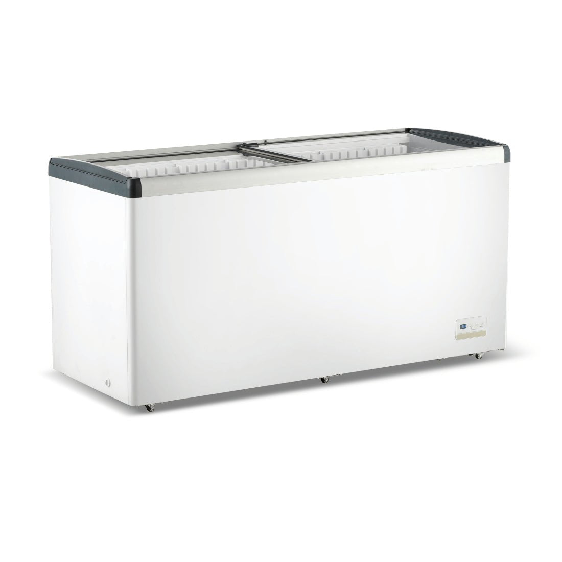 Thermaster 516L Chest Freezer With Flat Glass Sliding Lids WD516G - Commercial Kitchen Appliances