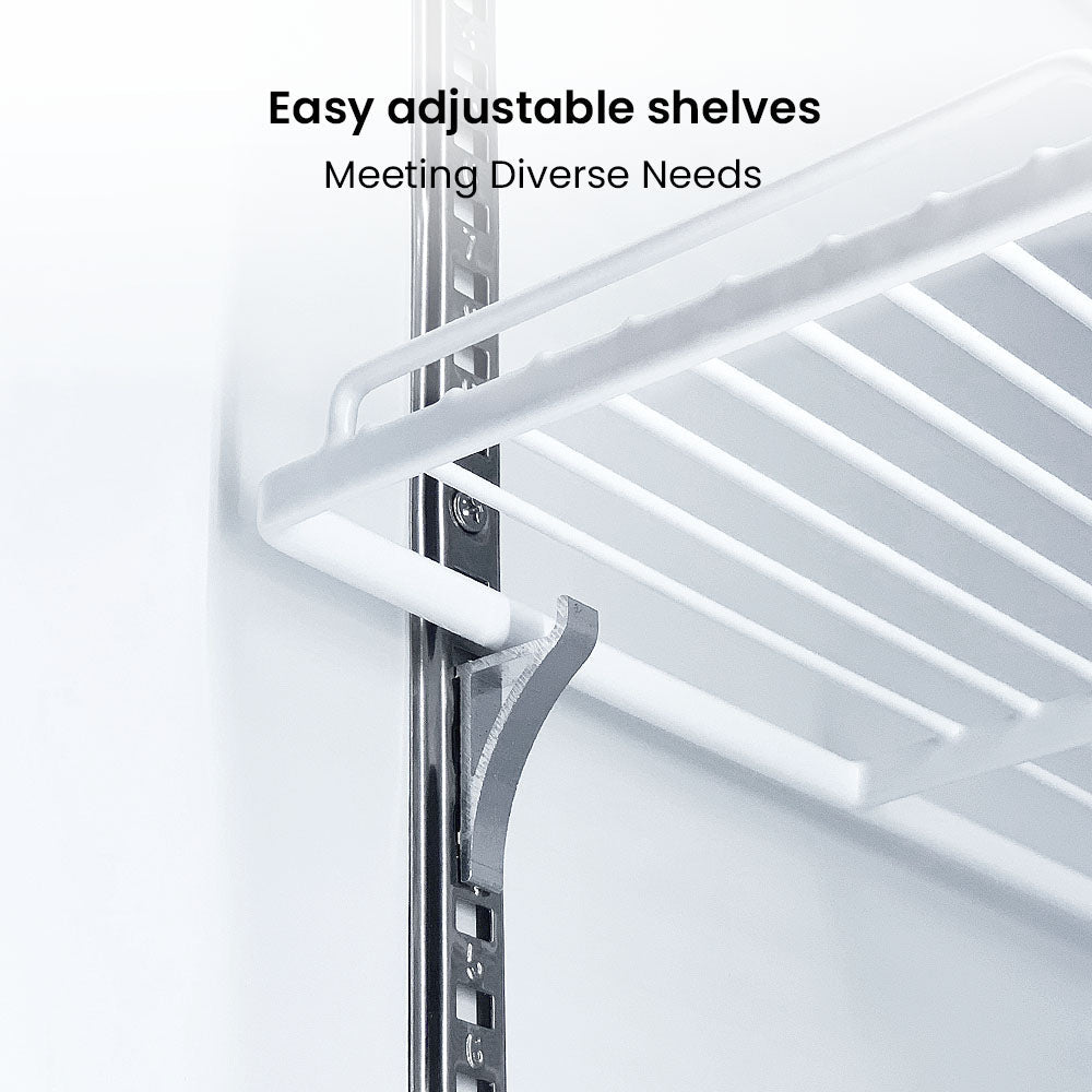 Thermaster 540L Single Glass Door Colourbond Upright Drink Fridge White LG - 540P - Commercial Kitchen Appliances