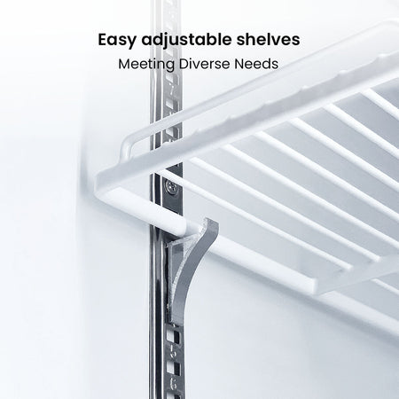 Thermaster 540L Single Glass Door Colourbond Upright Drink Fridge White LG - 540P - Commercial Kitchen Appliances