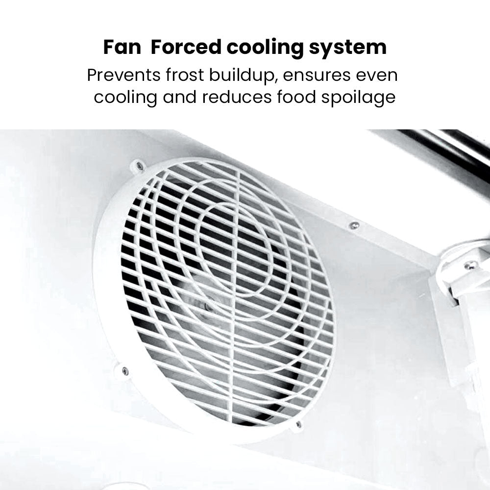 Thermaster 540L Single Glass Door Colourbond Upright Drink Fridge White LG - 540P - Commercial Kitchen Appliances