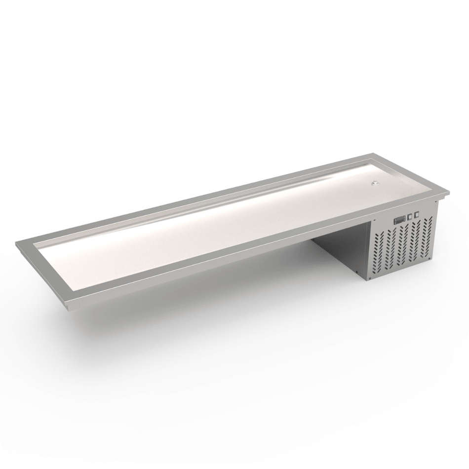 Thermaster 6 x GN1/1 Static Cold Bain Marie GN6-FA - Commercial Kitchen Appliances