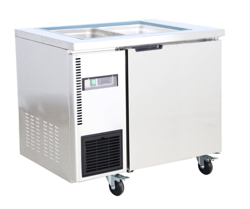Thermaster 6 x GN1/3 Pan Ventilated Refrigerated Saladette TL900TN-6P - Commercial Kitchen Appliances