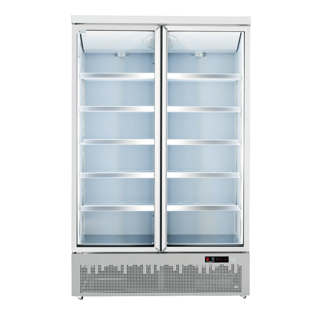 Thermaster Double Door Supermarket Fridge LG-1000GBM - commercial kitchen equipment - LG-1000GBM