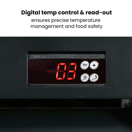 Thermaster Double Glass Door Colourbond Upright Drink Fridge LG - 580BP - Commercial Kitchen Appliances