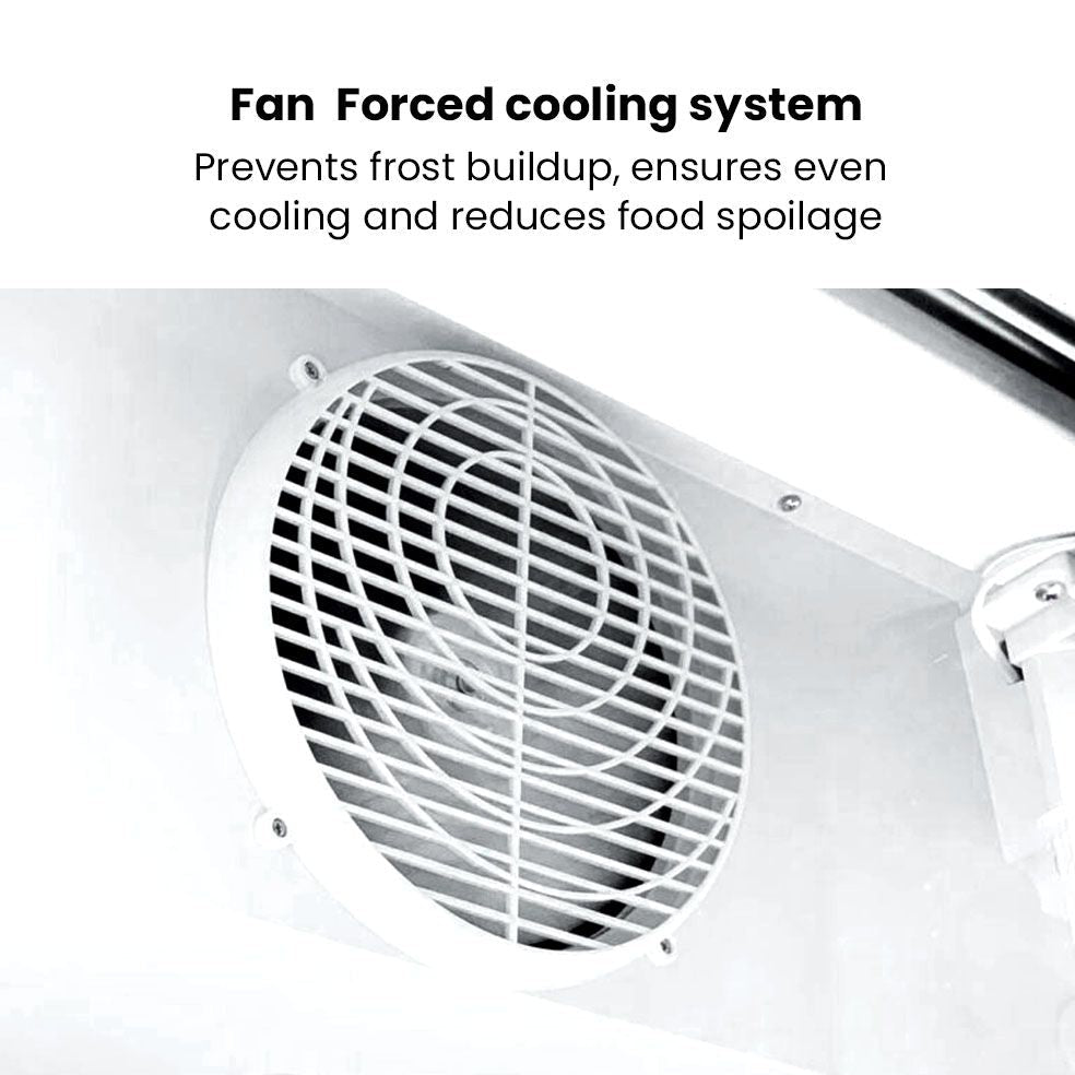 Thermaster Double Glass Door Colourbond Upright Drink Fridge LG - 580BP - Commercial Kitchen Appliances