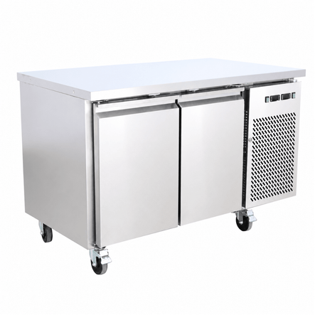 Thermaster Dual Temperature GN Counter Fridge Freezer 2 Door GN2100DT - Commercial Kitchen Appliances