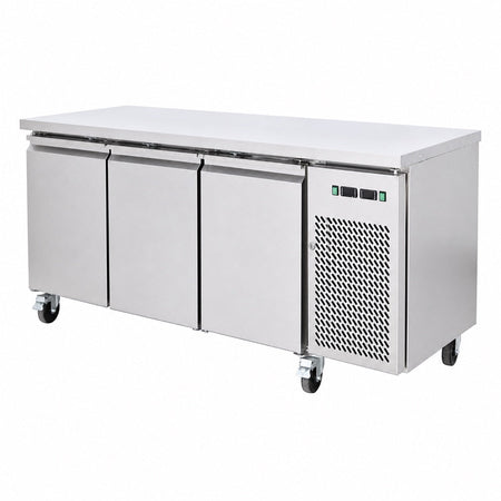 Thermaster Dual Temperature GN Counter Fridge Freezer 3 Door GN3100DT - Commercial Kitchen Appliances