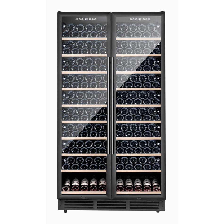 Thermaster Dual Zone Two Door Premium Wine Cooler 710L WB-218B - Commercial Kitchen Appliances