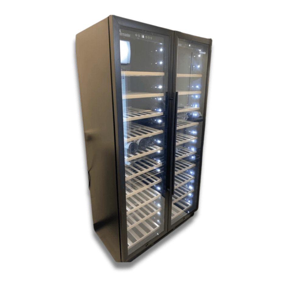 Thermaster Dual Zone Two Door Premium Wine Cooler 710L WB - 218B - Commercial Kitchen Appliances